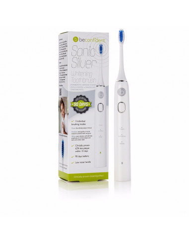 SONIC SILVER electric whitening toothbrush white/silver 1 u