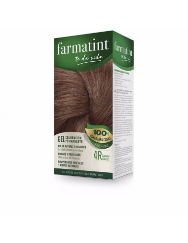 FARMATINT GEL coloración permanente 4r-castaño cobrizo 5 u