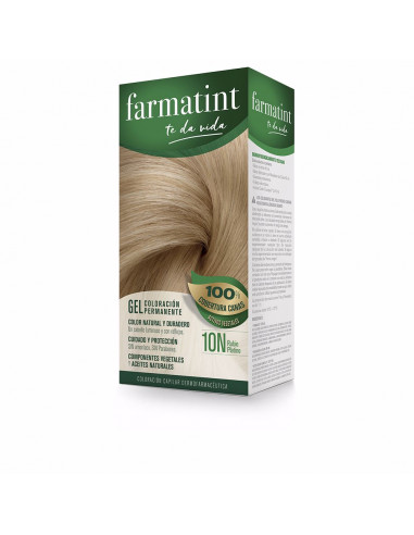 FARMATINT GEL coloración permanente 10n-rubio platino 5 u