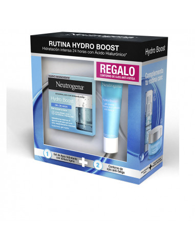 Neutrogena, Crema idratante viso Hydro Boost, Confezione gel acqua 50 ml e Contorno occhi 15 ml