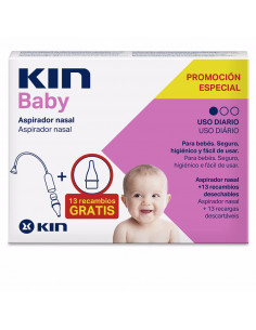 KIN BABY aspirador nasal + recambio 2 u