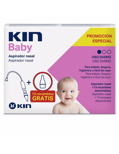 KIN BABY aspirador nasal + recambio 2 u