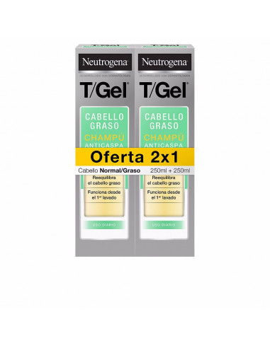 T/GEL CHAMPÚ ANTICASPA NORMAL-GRASO cofanetto 2 x 250 ml