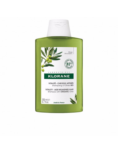 AL OLIVO BIO shampooing vitalité pour cheveux fragilisés 200 ml