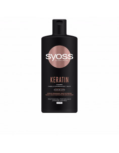 KERATIN champú cabello encrespado y seco 440 ml