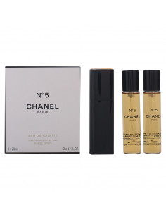 Nº 5 eau de toilette purse spray 3 x 20 ml