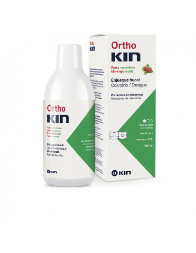 ORTHOKIN enjuague bucal fresa mentolado 500 ml