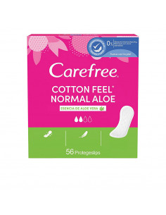 CAREFREE NORMAL ALOE protector cotton 56 u
