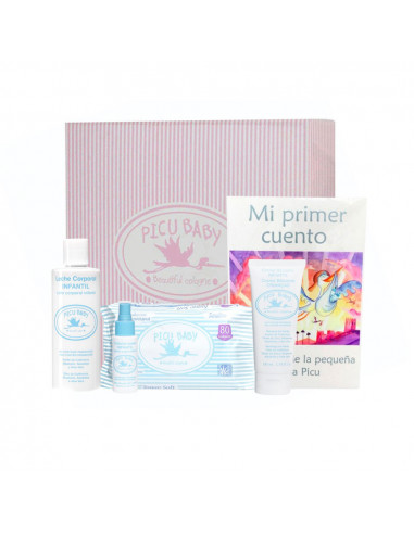 INFANTIL CAJA RAYAS ROSA NEW cofanetto 5 pz