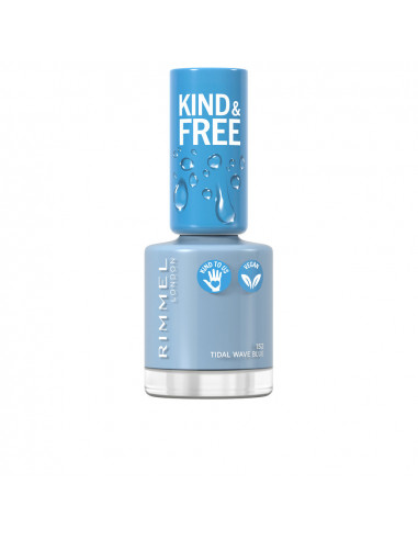 KIND & FREE nail polish 152-tidal wave blue