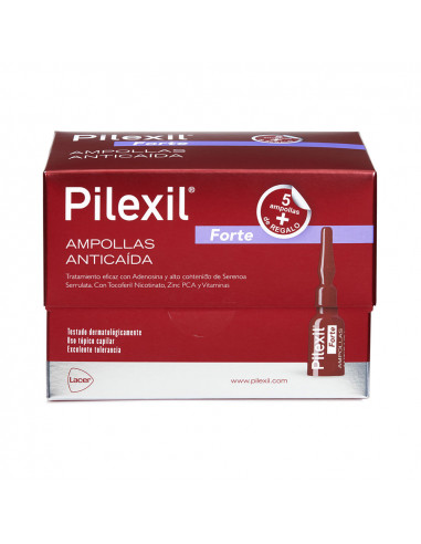 PILEXIL FORTE AMPOLLAS anticaída promo 15 + 5 de regalo 20 u