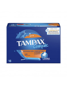 TAMPAX COMPAK tampón super plus 18 u