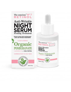 RETINOL anti-wrinkle night serum organic pomegranate 30 ml