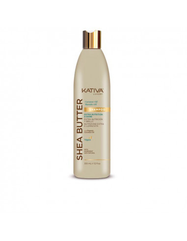 SHEA BUTTER Shampoo mit Kokos- und Marulaöl 355 ml