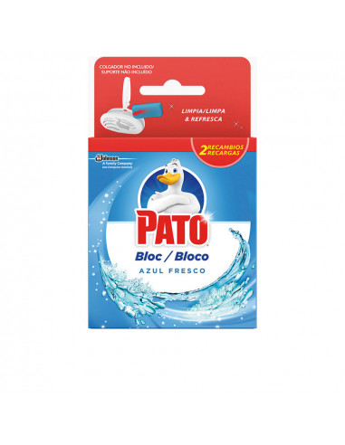 PATO WC BLOC agua azul limpia & higieniza 2 x 40 gr