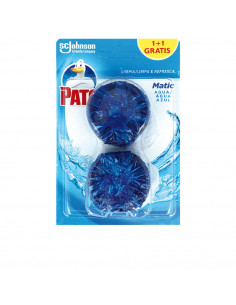 PATO WC MATIC agua azul desodorizante 2 x 50 gr