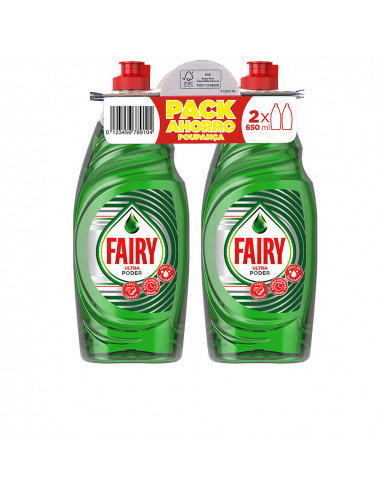 FAIRY ULTRA PODER LAVAVAJILLAS CONCENTRADO LOTE 2 x 650 ml