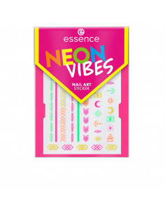 Autocollants pour ongles NEON VIBES 1 u