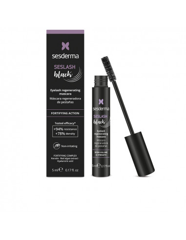 SESLASH BLACK regenerierende Mascara für Wimpern schwarz 5 ml