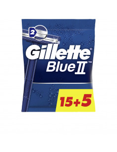 BLUE II cuchilla afeitar desechables 20 u