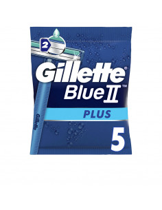 BLUE II PLUS cuchilla afeitar desechables 5 u