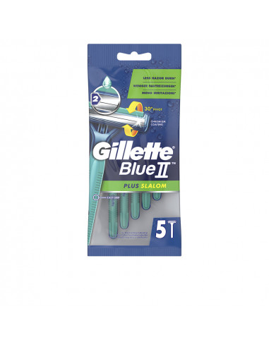 BLUE II PLUS SLALOM cuchilla afeitar desechable 5 u