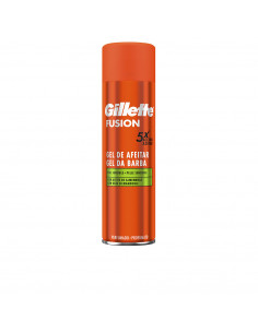 GILLETTE Gel de Rasage Fusion Peau Sensible - Protection...