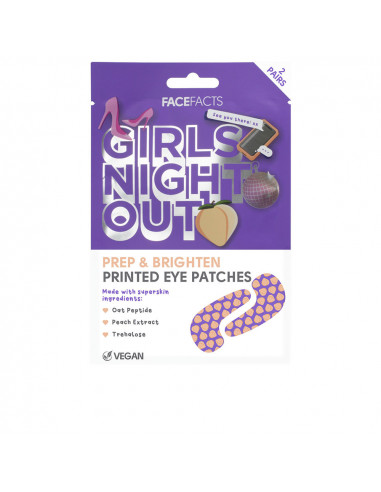 GIRLS NIGHT OUT printed eye patches 2 x 6 ml