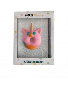 CARNET LICORNE 21 x 15 cm 1 u