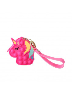 BORSA silicone pop-it unicorno 7,5 x 9 x 3 cm 1 u