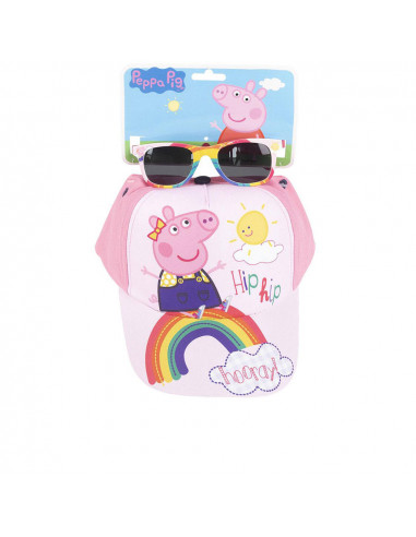 OCCHIALI DA SOLE E CAPPELLINO PEPPA PIG LOTTO 2 pz