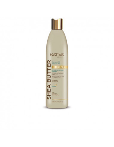 SHEA BUTTER Shampoo mit Kokos- und Marulaöl 550 ml