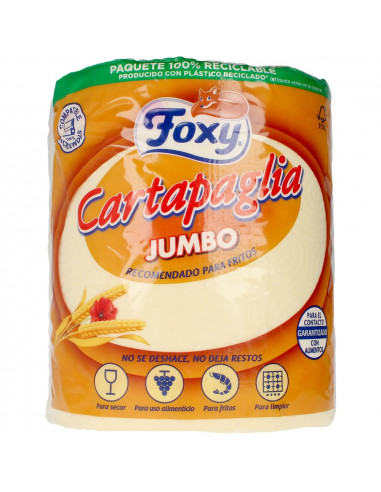 CARTAPAGLIA JUMBO carta da cucina speciale per fritti 60 metri 1 u