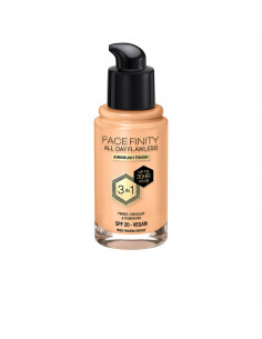 FACEFINITY ALL DAY FLAWLESS 3 IN 1 fondotinta W62-beige...