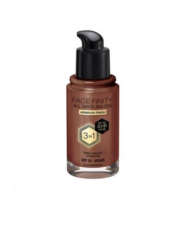 FACEFINITY ALL DAY FLAWLESS 3 IN 1 fondotinta C110-espresso 30 ml