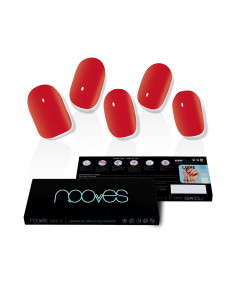 LÁMINAS DE UÑAS DE GEL crimson red premium luxe solid...