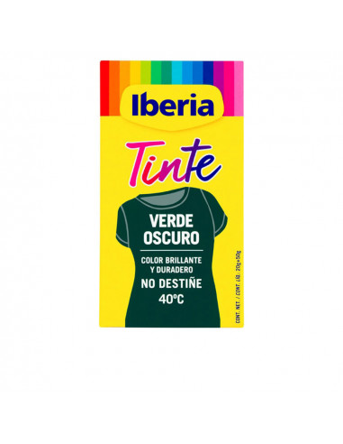 IBERIA TINTE ROPA no destiñe 40º verde oscuro 70 gr