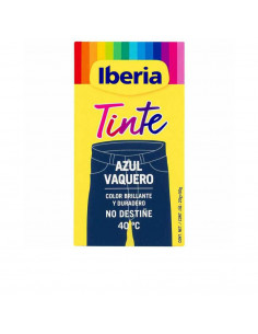 IBERIA TINTE ROPA no destiñe 40º azul vaquero 70 gr