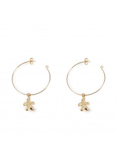 BLANCA pendientes oro brillo 1 u