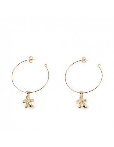 BLANCA pendientes oro brillo 1 u