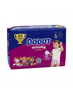 Couches DODOT ACTIVITY taille 6 +13 kg 36 u