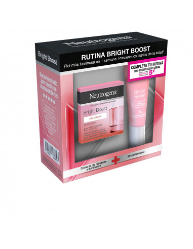 BRIGHT BOOST RUTINA CREMA GEL & SERUM LOTE 2 pz