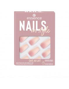 NAILS IN STYLE uñas artificiales 16-café au lait 12 u