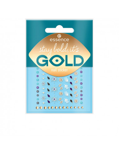 STAY BOLD, IT'S GOLD pegatinas para uñas 1 u