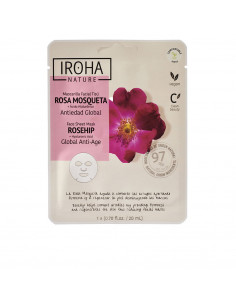 Maschera viso in tessuto ROSA CANINA 1 u