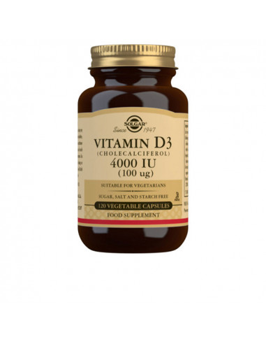 VITAMINE D3 4000 UI 100 µg Capsules végétales de cholécalciférol 120 u