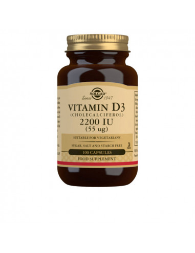 VIT D3 2200UI(55mcg.) cápsulas vegetales 100 u