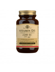 VIT D3 2200UI(55mcg.) cápsulas vegetales 50 u