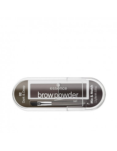 BROW POWDER Augenbrauenpuder 02-dunkel & tief 2,3 gr