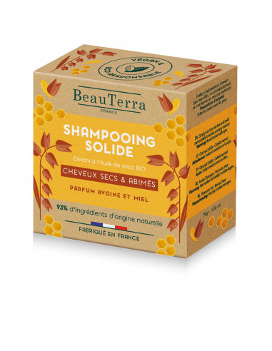 SOLIDE shampooing à l& 39 avoine et au miel 75 gr